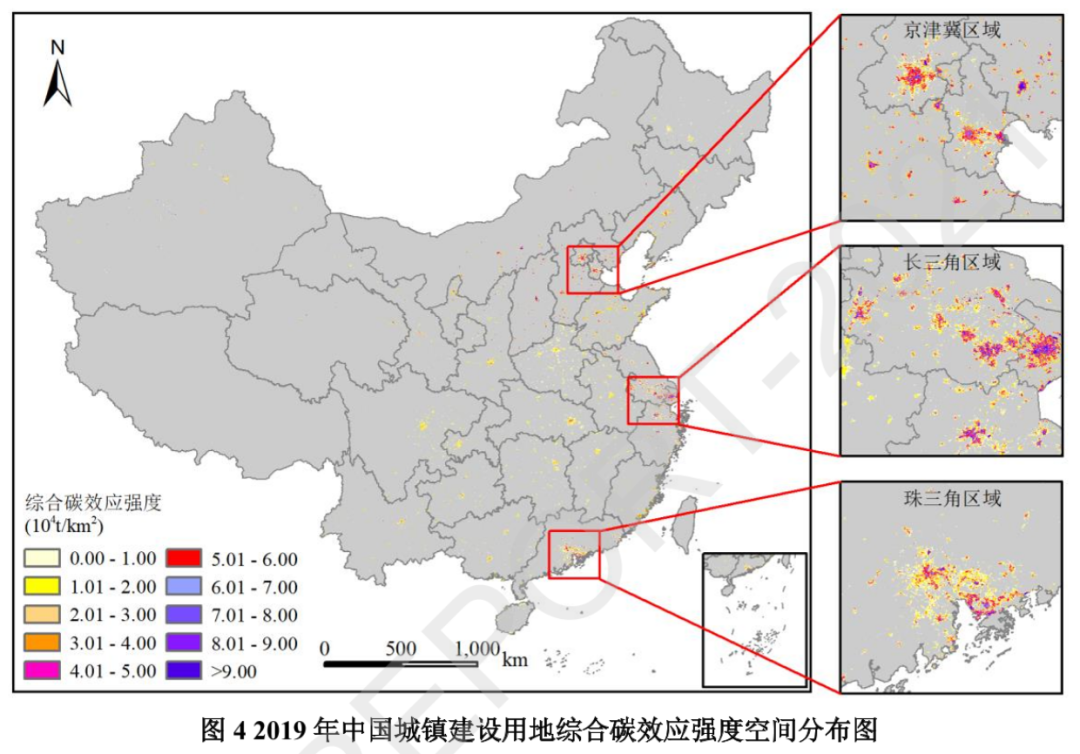 基于多源空间数据的中国城镇建设用地综合碳效应空间差异及驱动因素研究丨城市数据派