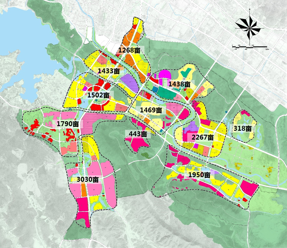 获奖项目 | 京山市温泉新区城市设计