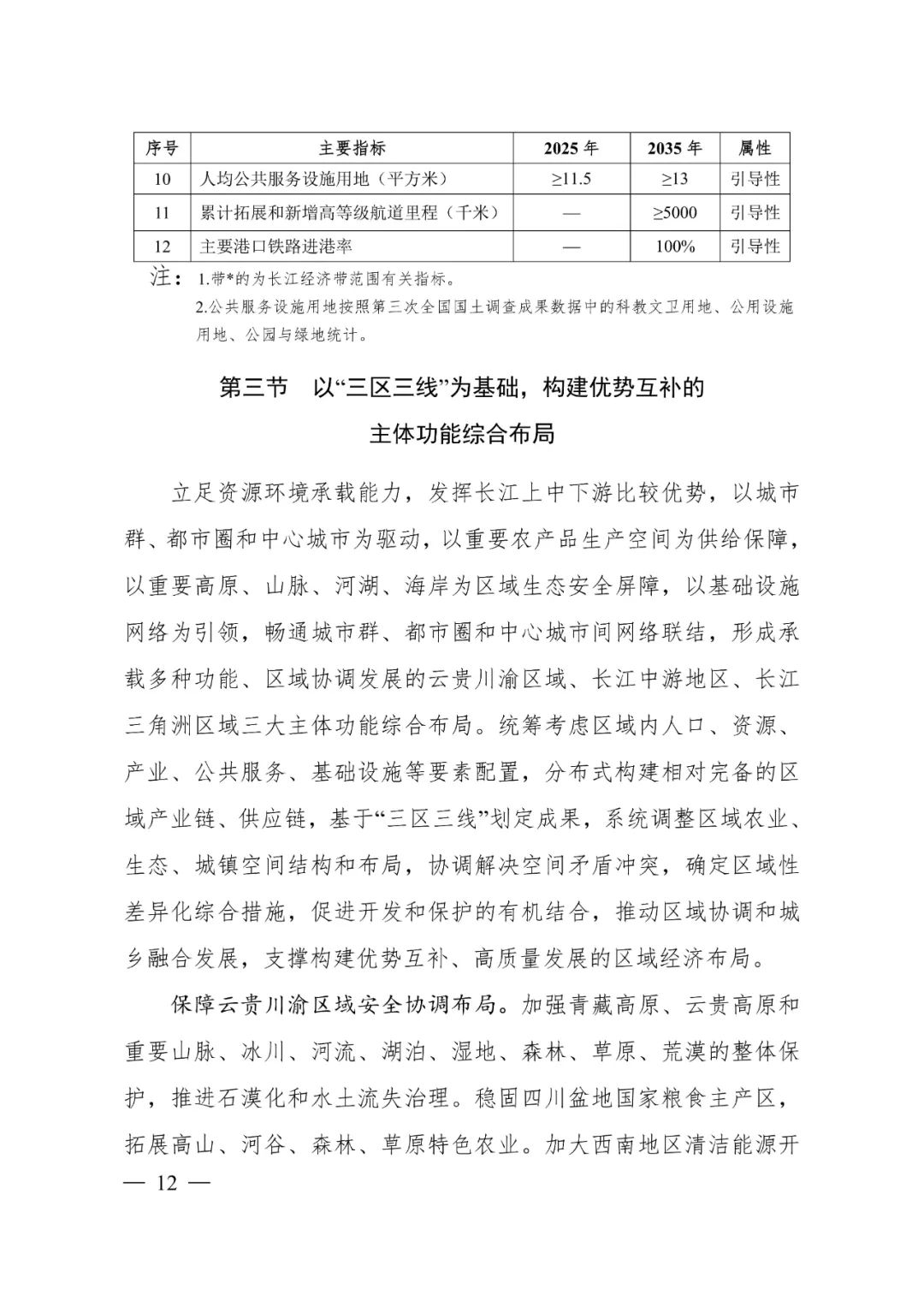 《长江经济带—长江流域国土空间规划（2021—2035年）》全文发布