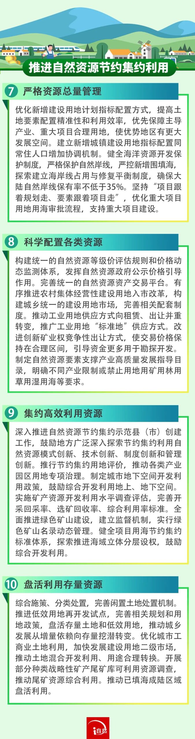 一图读懂《自然资源部关于保护和永续利用自然资源扎实推进美丽中国建设的实施意见》