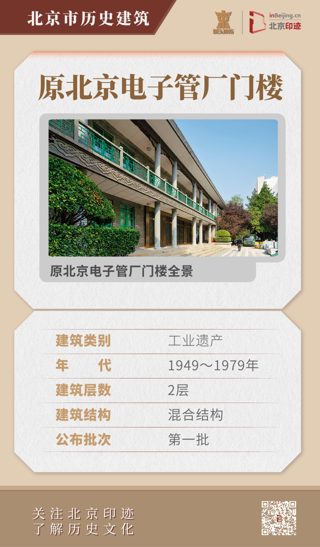 原北京电子管厂历史建筑群：中国民族形式与现代工业风格
