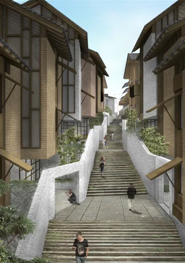 福州烟台山池后弄地块设计