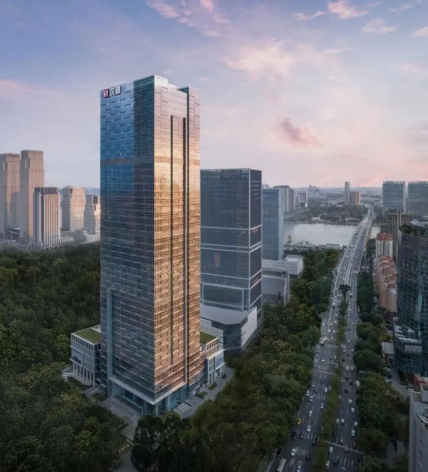 【岭南建筑】震撼发布!汉银广场,金融城的心脏,天空下的璀璨钻石 【岭南建筑】震撼发布!汉银广场,金融城的心脏,天空下的璀璨钻石