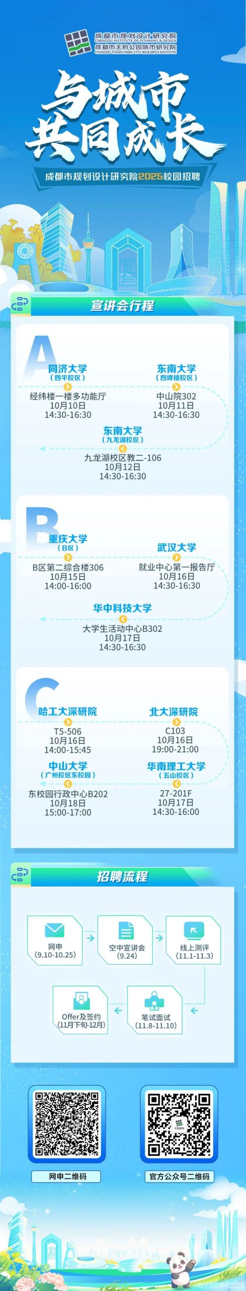 2025校园招聘宣讲行程新鲜出炉~