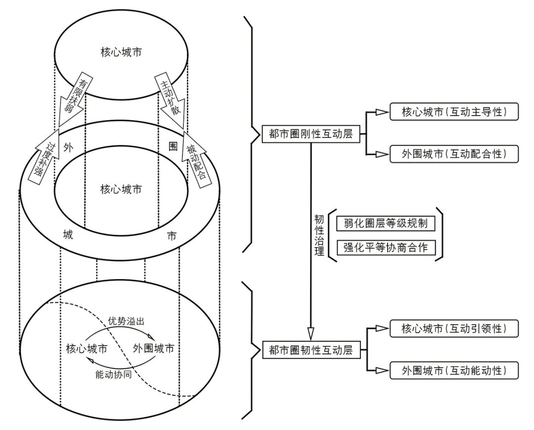 【文章导读】都市圈内部城市间的韧性互动逻辑及响应路径