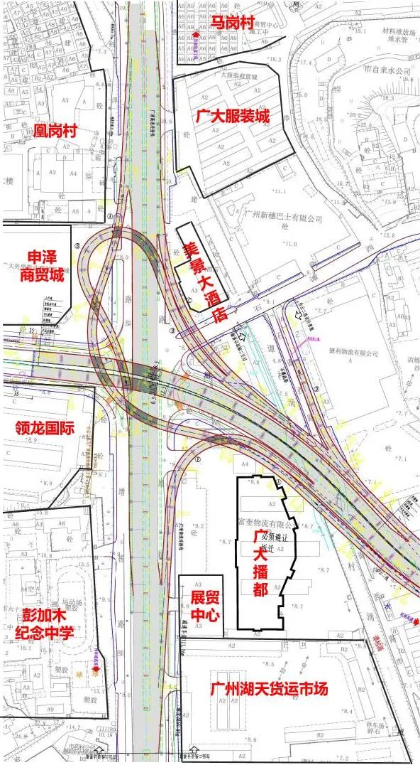 广州好“行”|城市高密度建成区高架桥立交改扩建策略——以白云站白云二线广清节点立交改造为例 广州好“行”|城市高密度建成区高架桥立交改扩建策略——以白云站白云二线广清节点立交改造为例