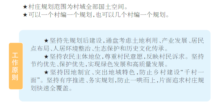 村庄规划丨一图看懂什么是村庄规划