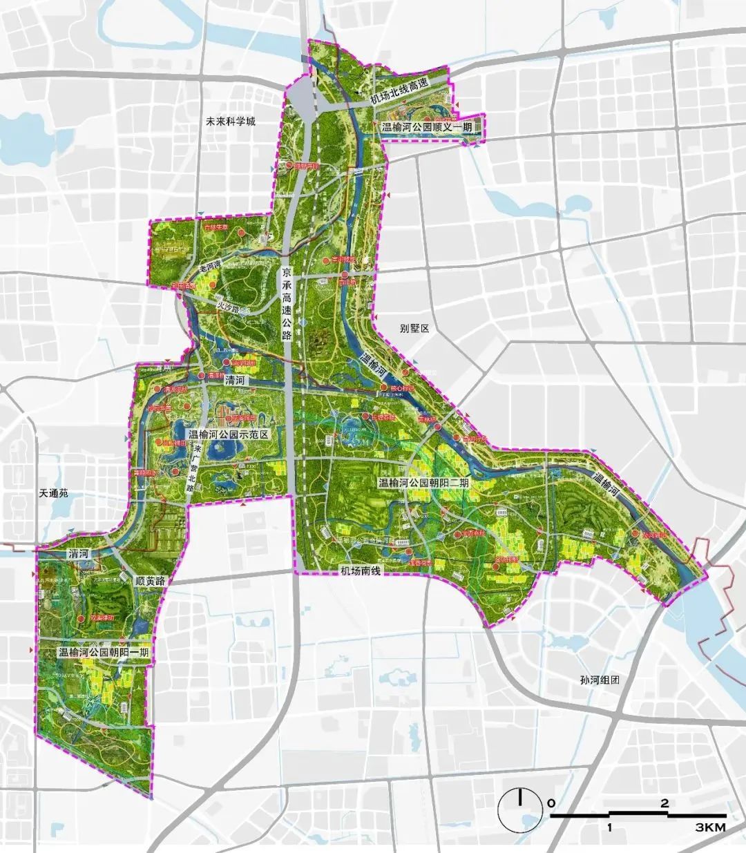 从城市中的公园到公园中的城市——北京温榆河公园的规划实践 从城市中的公园到公园中的城市——北京温榆河公园的规划实践