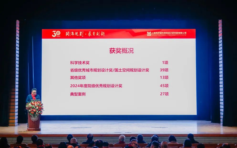 2024年度上海同济城市规划设计研究院有限公司年终总结暨表彰大会举办