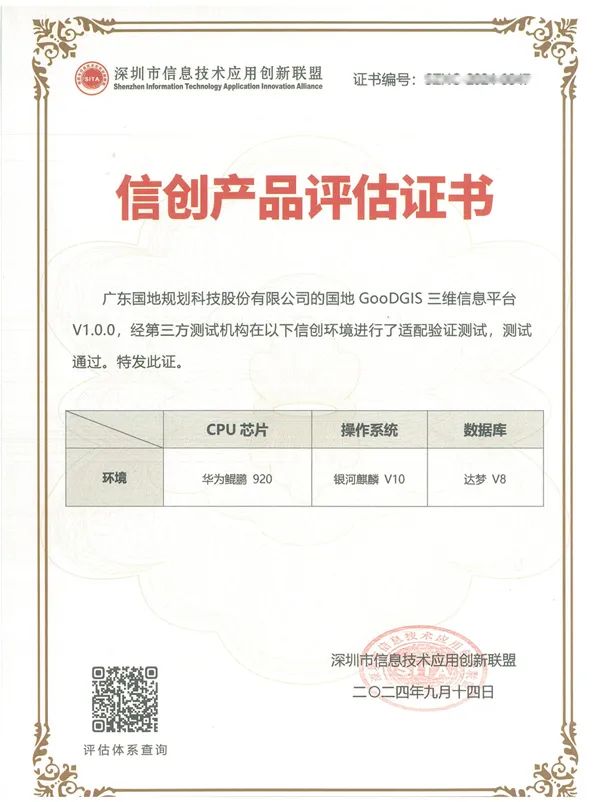 测评信创buff叠满！国地GooDGIS通过“双认证”