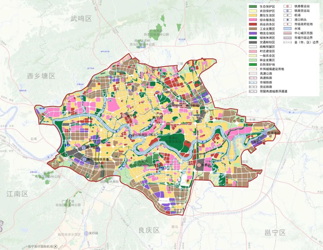 规划公布：南宁市国土空间总体规划（2021—2035年）
