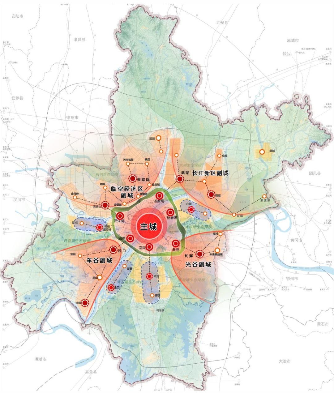 国务院批复再添一城,《武汉市国土空间总体规划(2021—2035年)》批复发布 国务院批复再添一城,《武汉市国土空间总体规划(2021—2035年)》批复发布