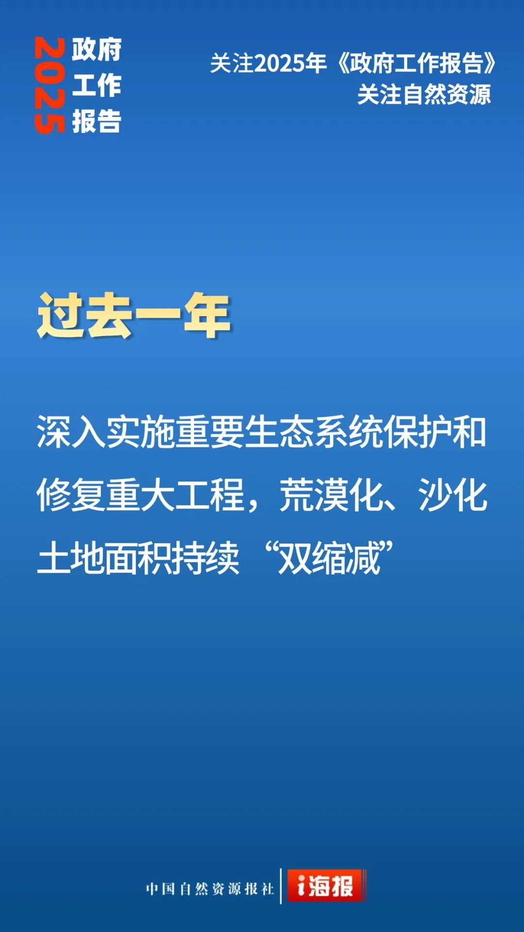 23张海报，看政府工作报告中的自然资源