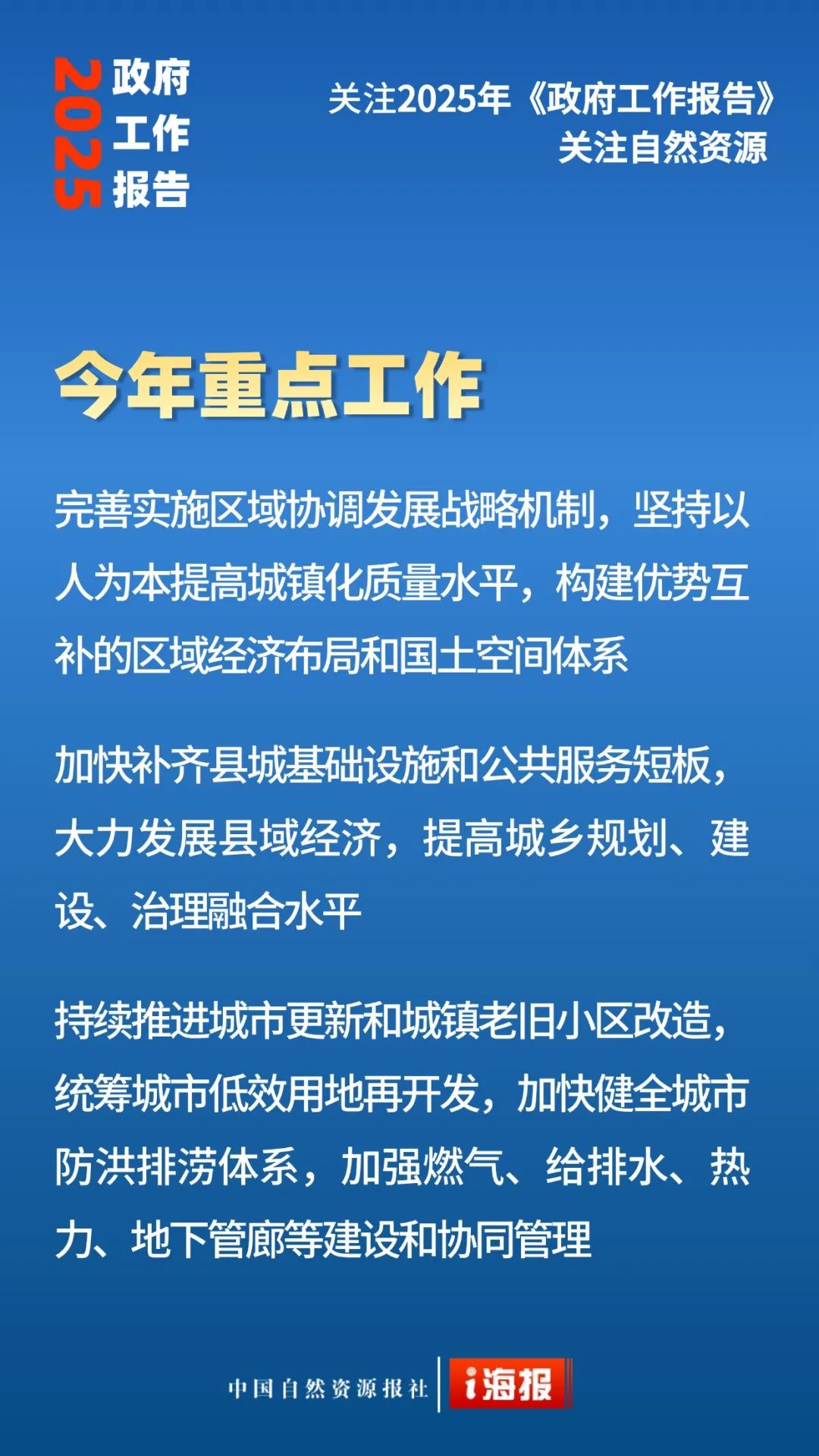 23张海报，看政府工作报告中的自然资源