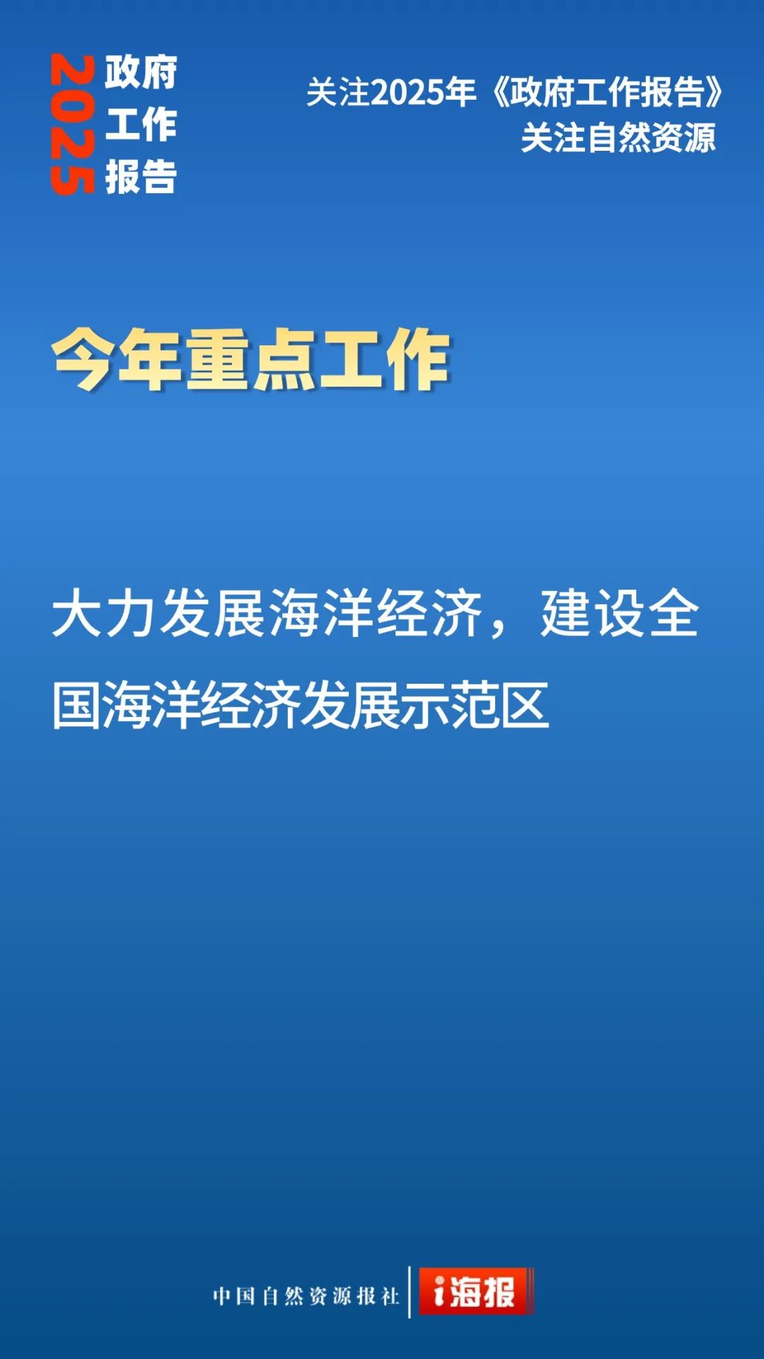 23张海报，看政府工作报告中的自然资源