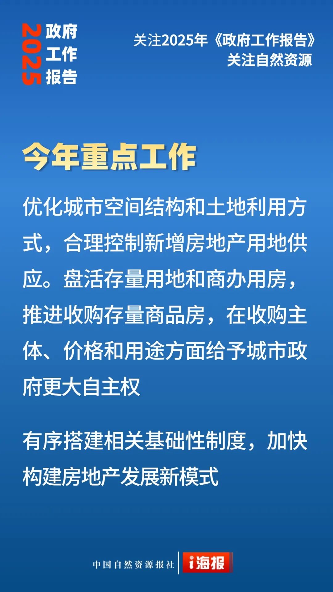 23张海报，看政府工作报告中的自然资源
