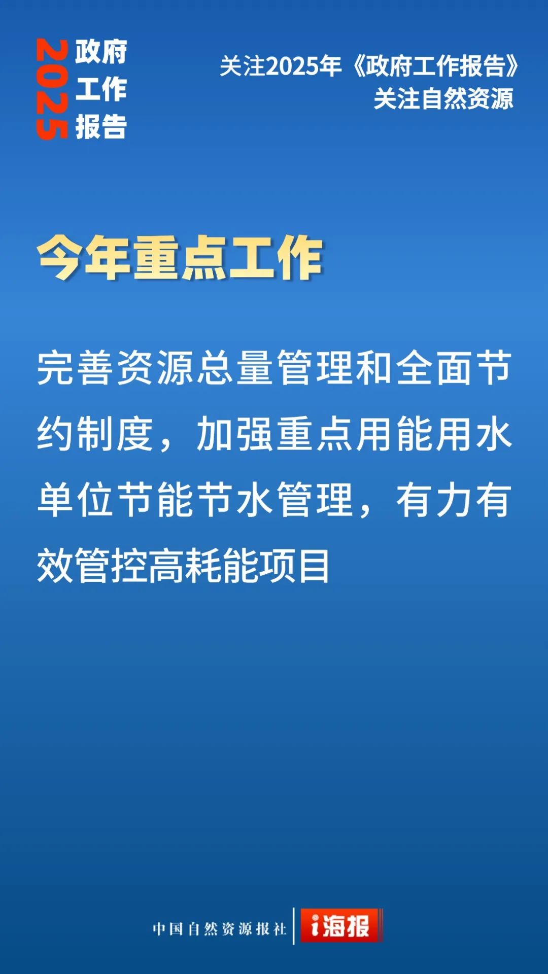23张海报，看政府工作报告中的自然资源